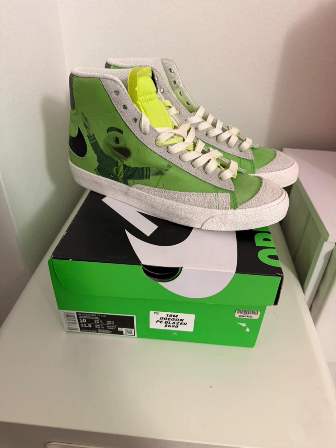 NIKE BLAZER MID UNIVERSITY OF OREGON PE 77