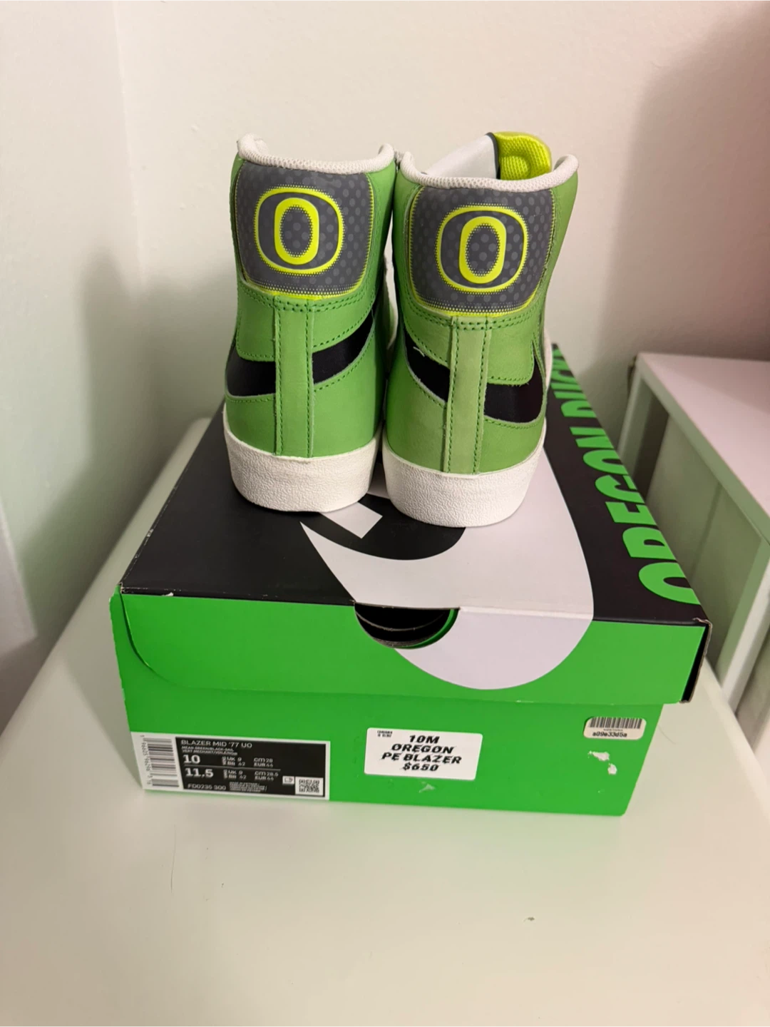 NIKE BLAZER MID UNIVERSITY OF OREGON PE 77 - photo 3