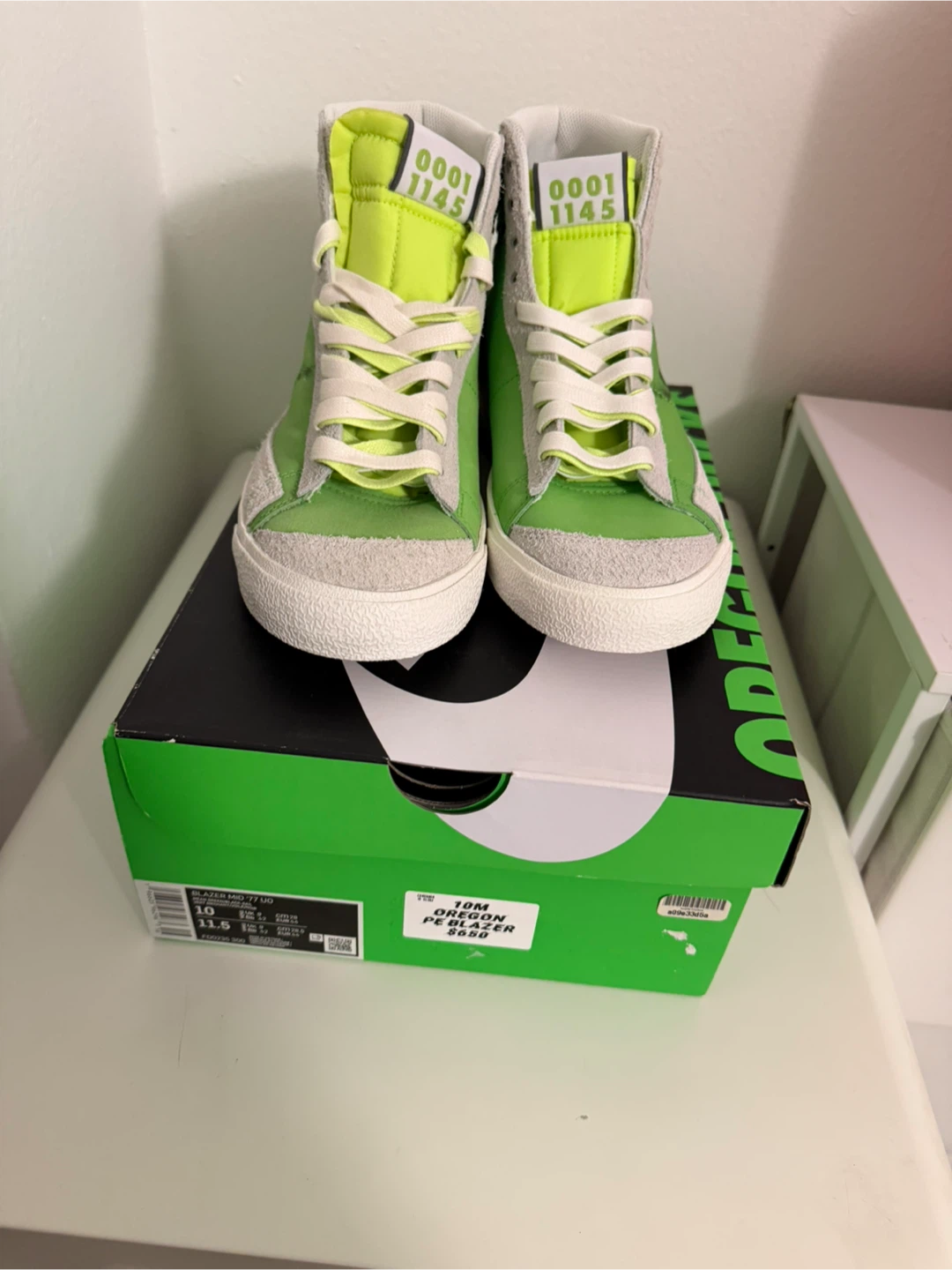 NIKE BLAZER MID UNIVERSITY OF OREGON PE 77 - photo 4