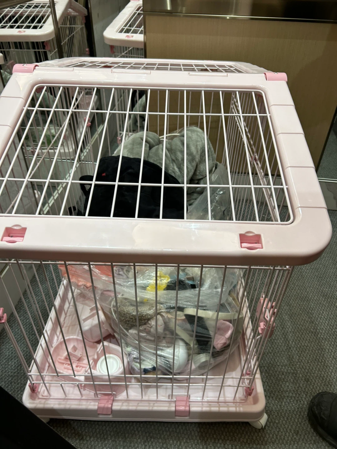 Pink Pet Playpen / Crate