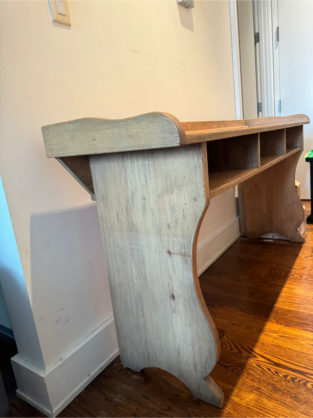 Pottery Barn Wooden Hallway Console Table - photo 4