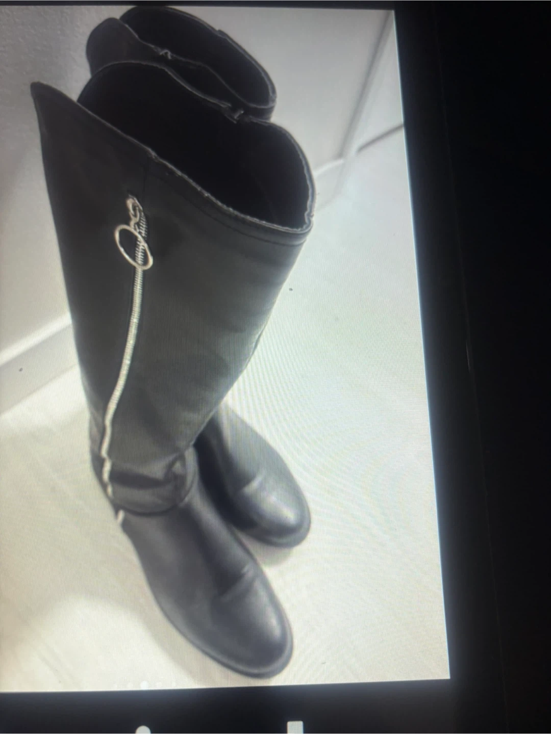 Bottes noires pour printemps à fermeture éclair pour femmes - photo 5