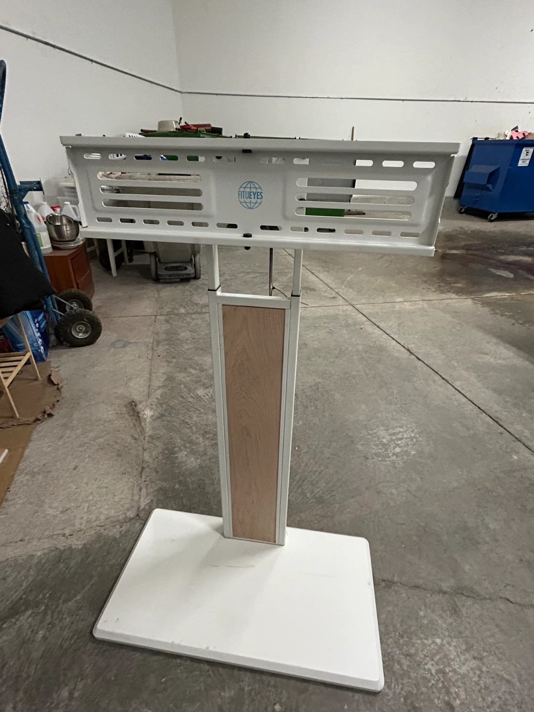 FITUEYES TV Stand with Wheels - photo 2