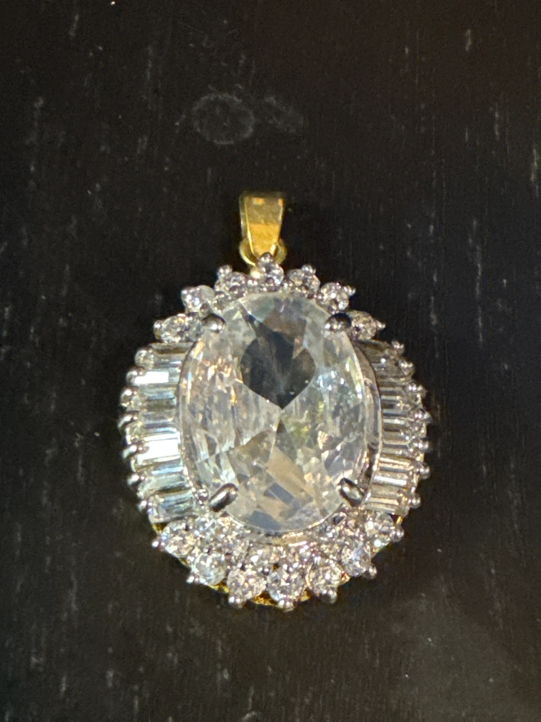 Vintage Crystal Bead Necklace and Pendant Set - photo 3