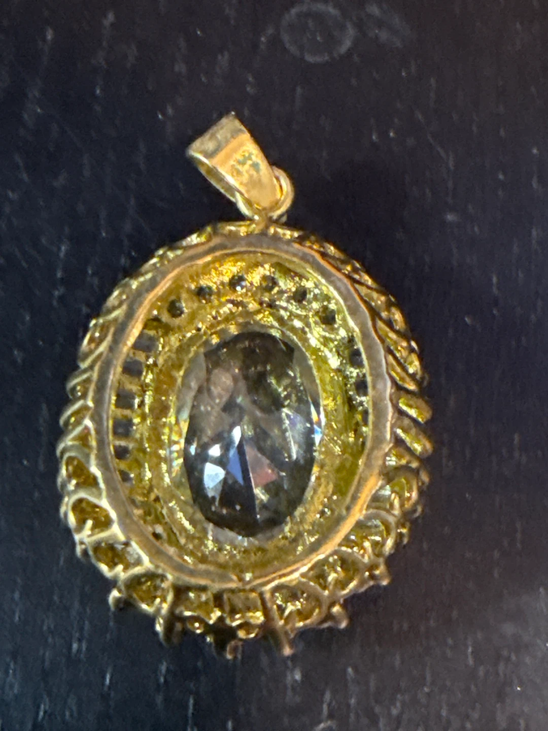 Vintage Crystal Bead Necklace and Pendant Set - photo 4