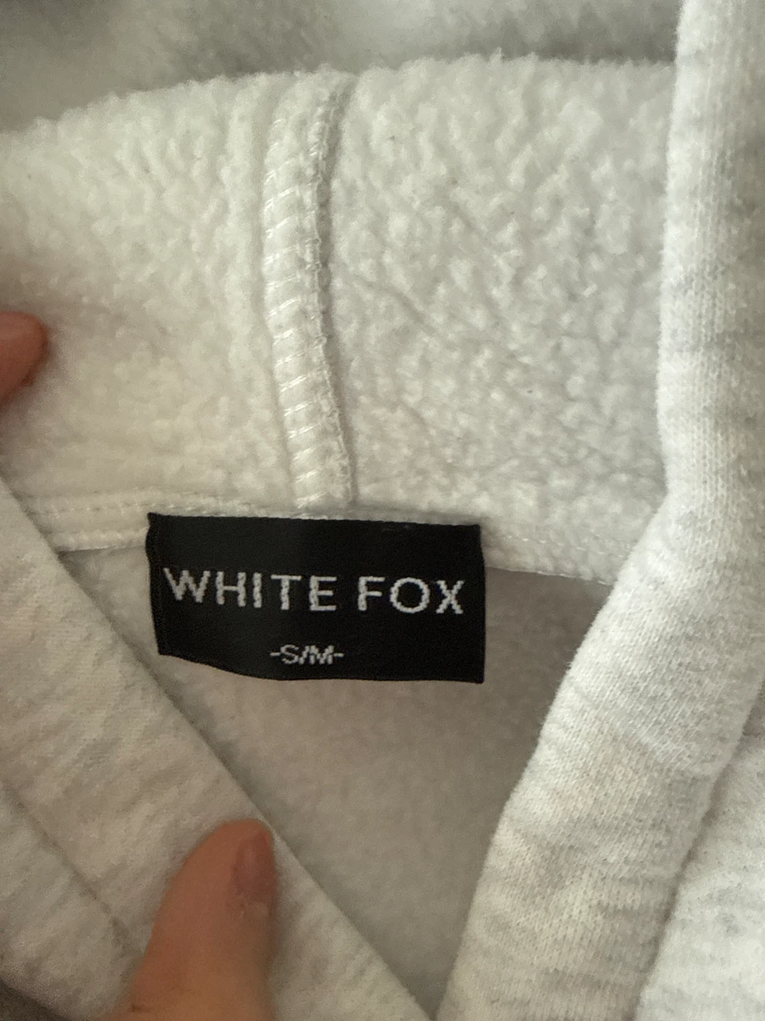 White Fox Grey Hoodie est. 2013 Size S/M - photo 2