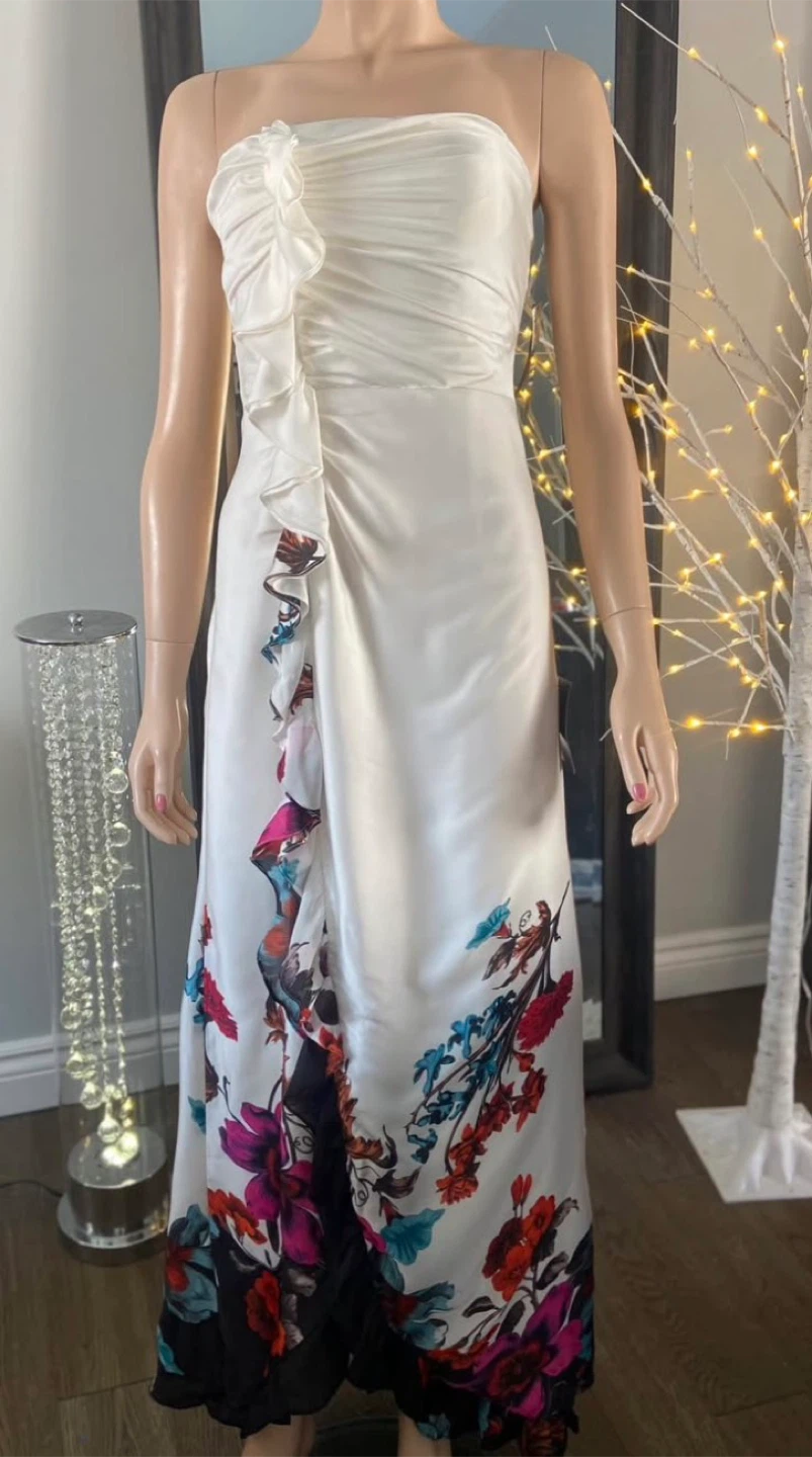 🥕 NWT: AQUA Full-Length Satin Strapless Dress (Sizes 2 & 4) 🥕 - photo 3