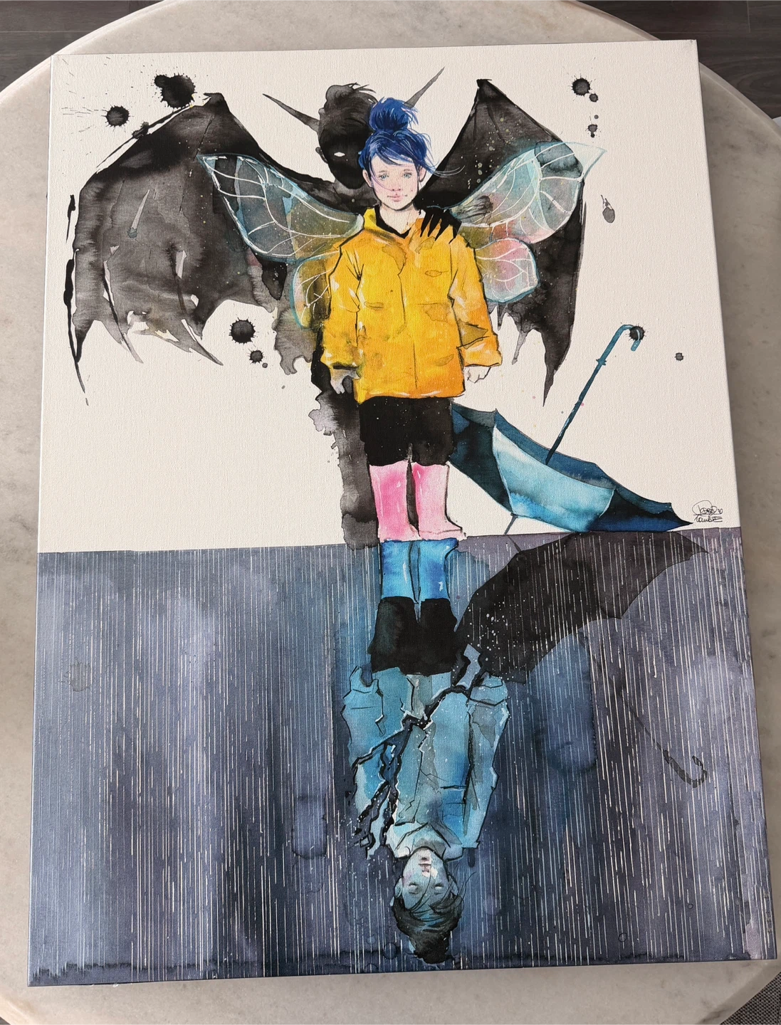 “The Three Selves” Canvas Print by Lora Zombie