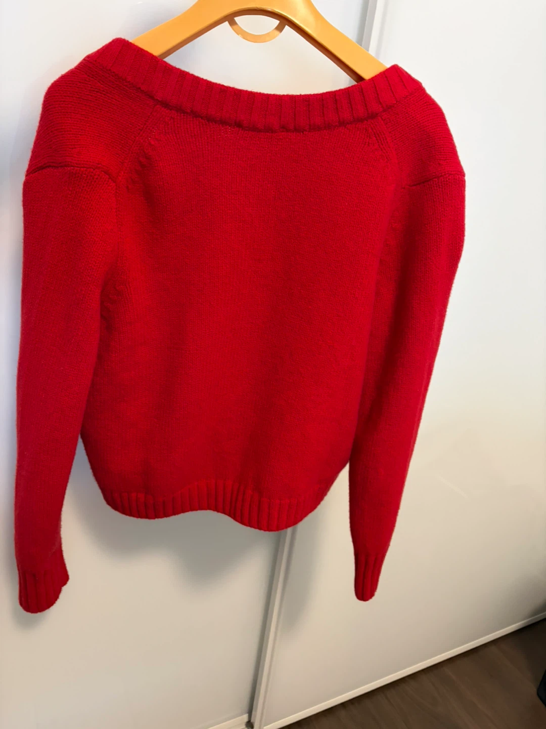 GAP Red Button-Up Cardigan - Size Small Petite - photo 4
