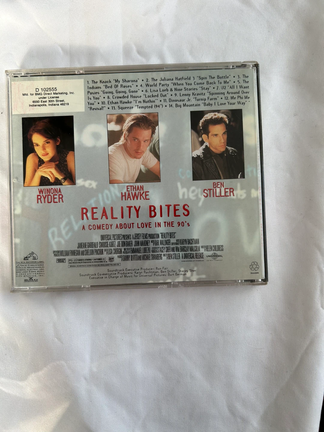 Reality Bites Original Motion Picture Soundtrack CD - photo 2
