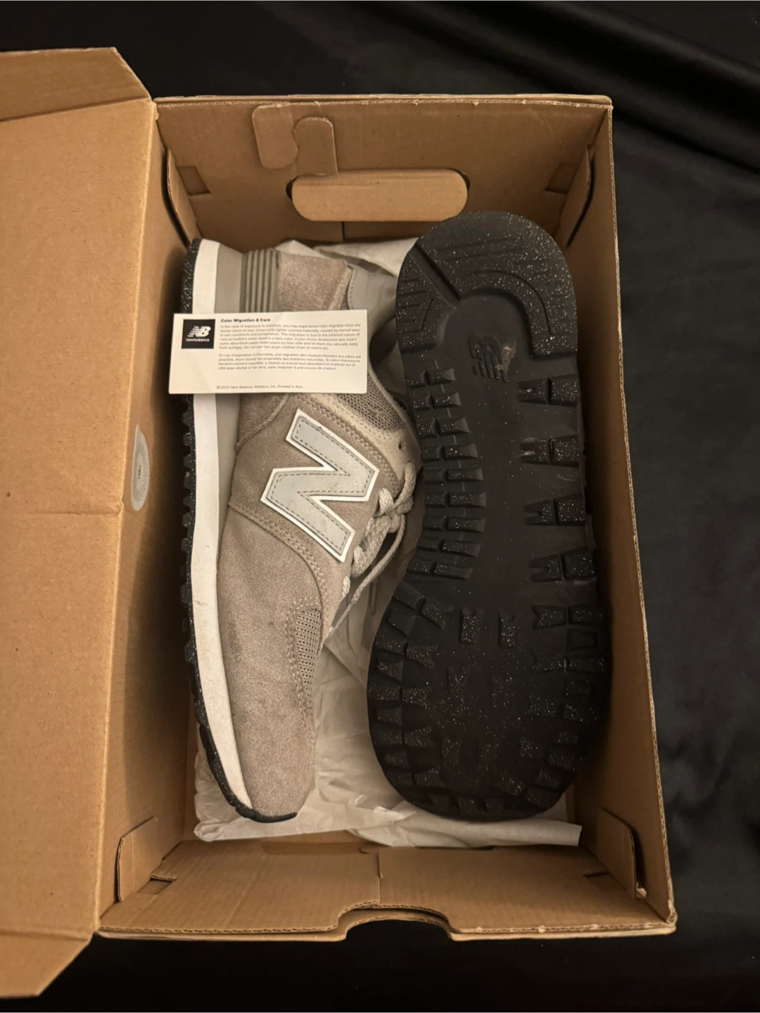 New Balance 574 Classic Grey Suede & Mesh Sneakers - photo 4