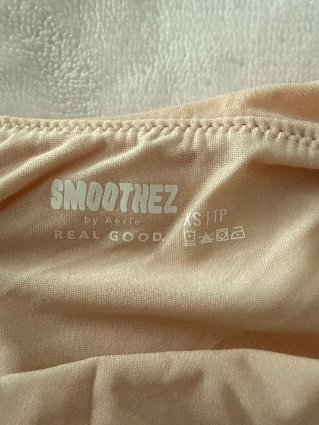 Aerie Smoothz Bodysuit XS Peach - photo 3