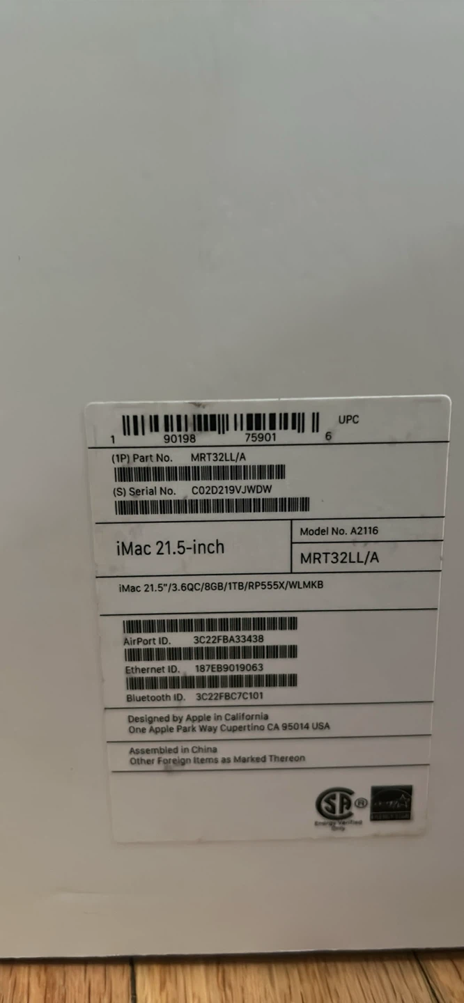 Apple 21.5-inch iMac Retina 4K Display 2019 - photo 4