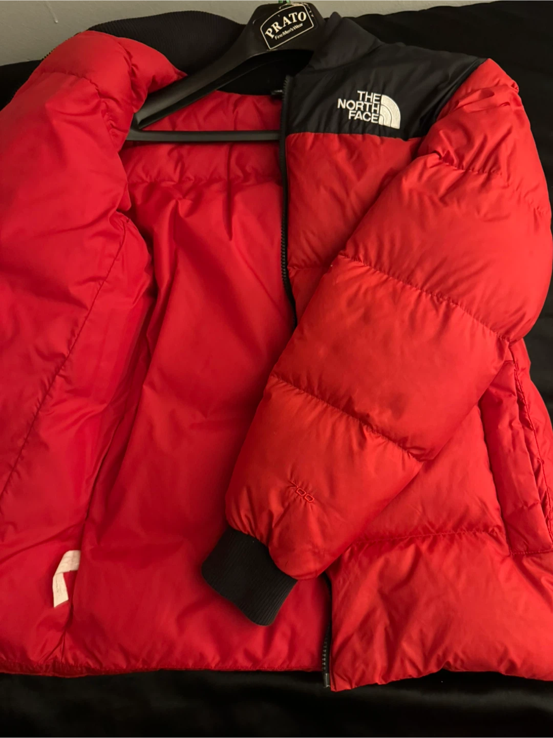 The North Face Puffer Jacket - Red/Black - Size S - photo 5