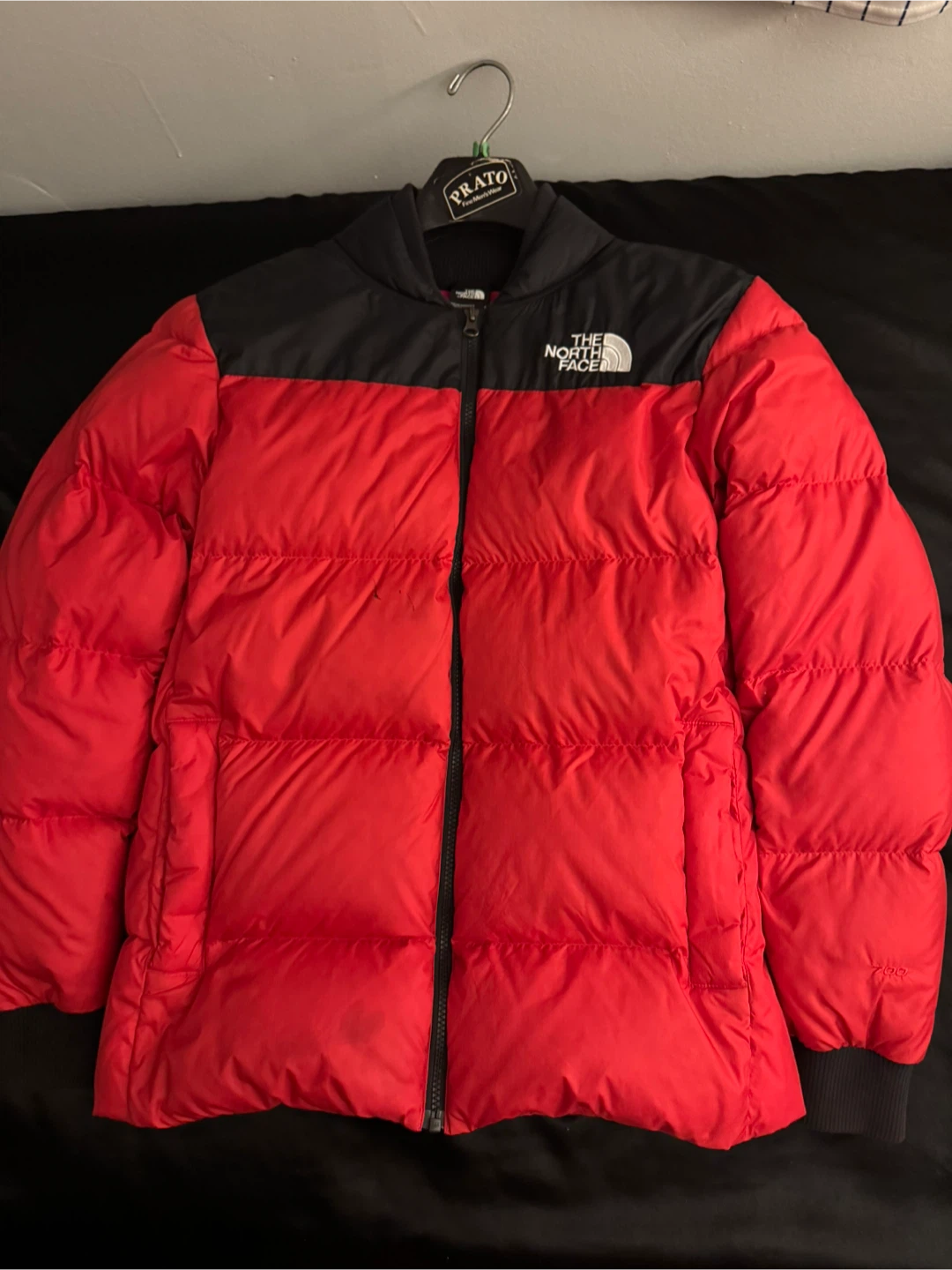The North Face Puffer Jacket - Red/Black - Size S - photo 4