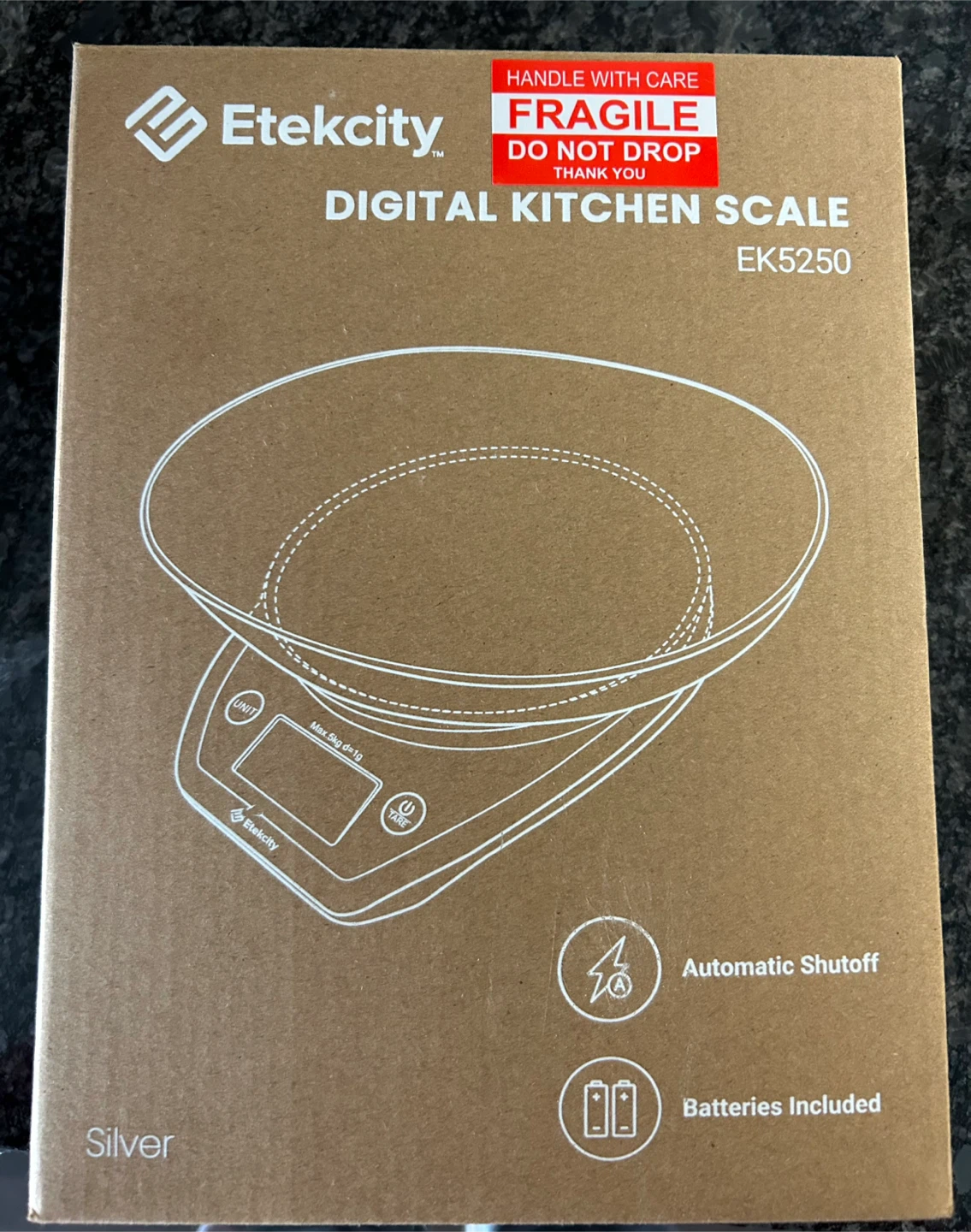 Etekcity EK5250 Digital Kitchen Scale