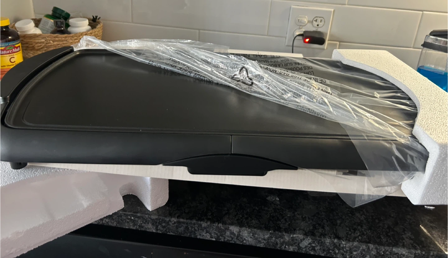 KitchenSmith by Bella 10.5" x 20" Large Electric Griddle - photo 3