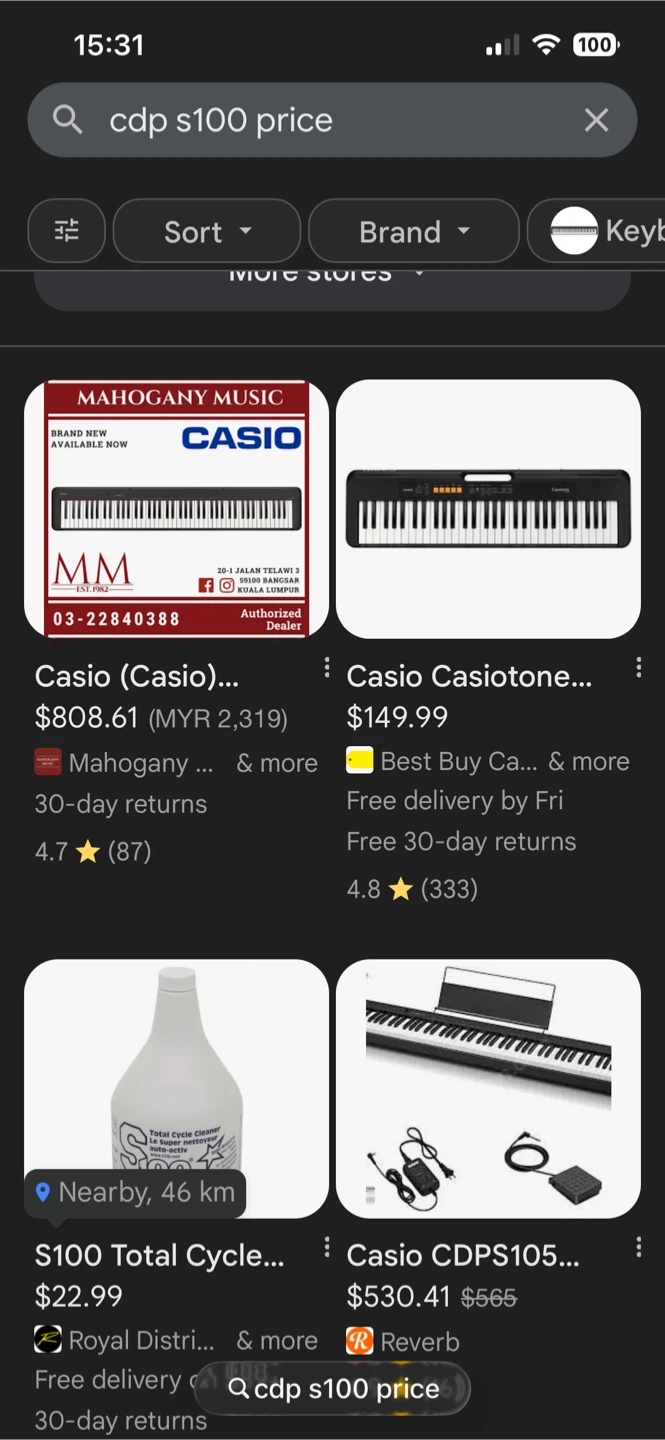 Casio CDP-S100 Digital Piano