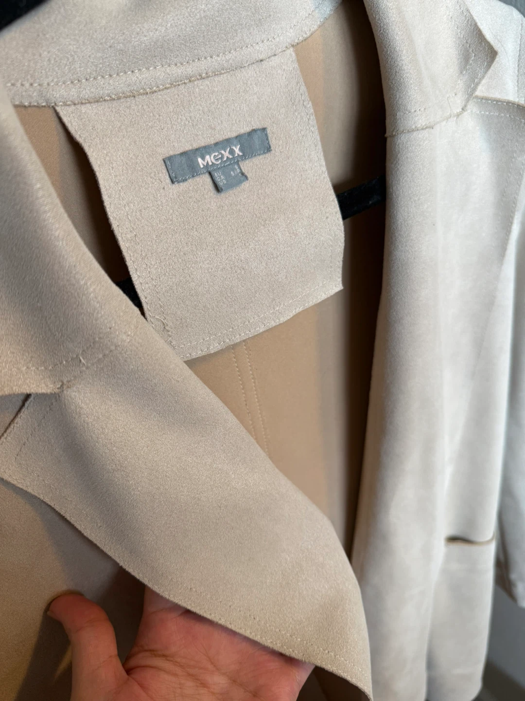 MEXX Beige Suede-like Blazer