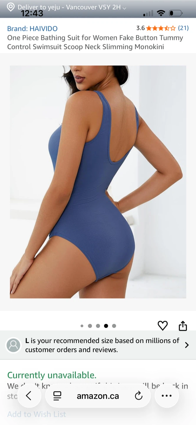 New blue Monokini - photo 5