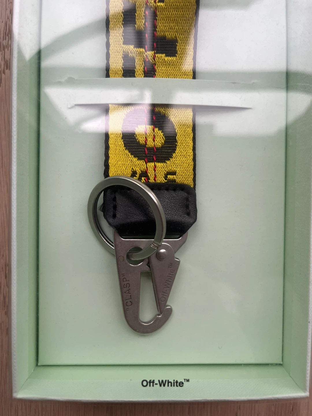 Off-White Industrial Keychain Yellow - photo 2