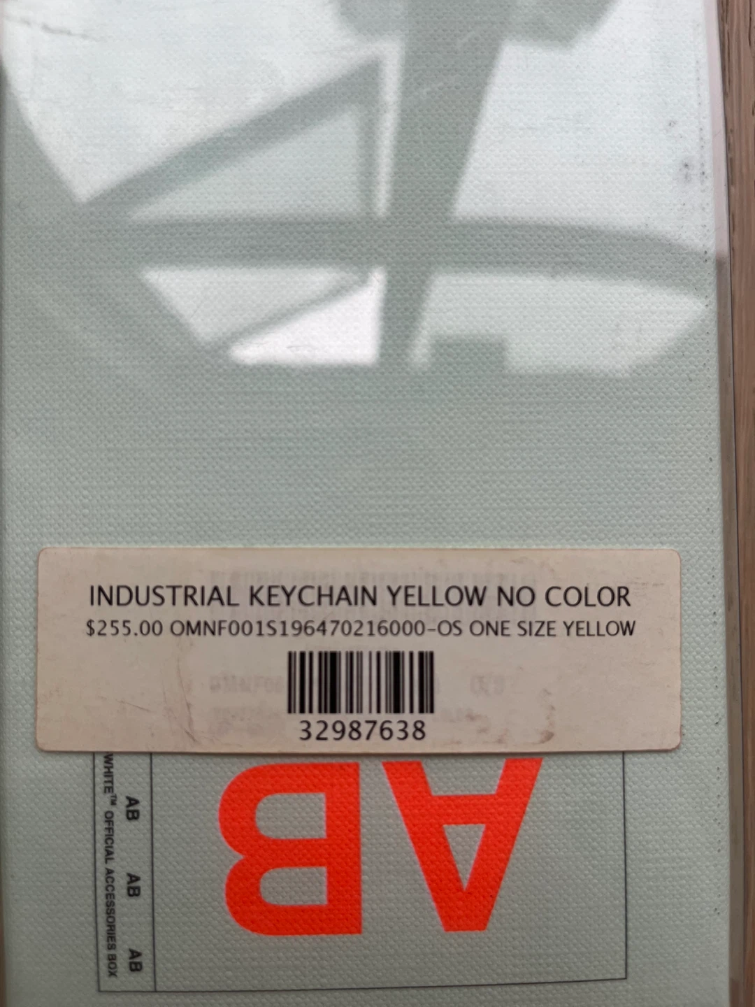 Off-White Industrial Keychain Yellow - photo 3