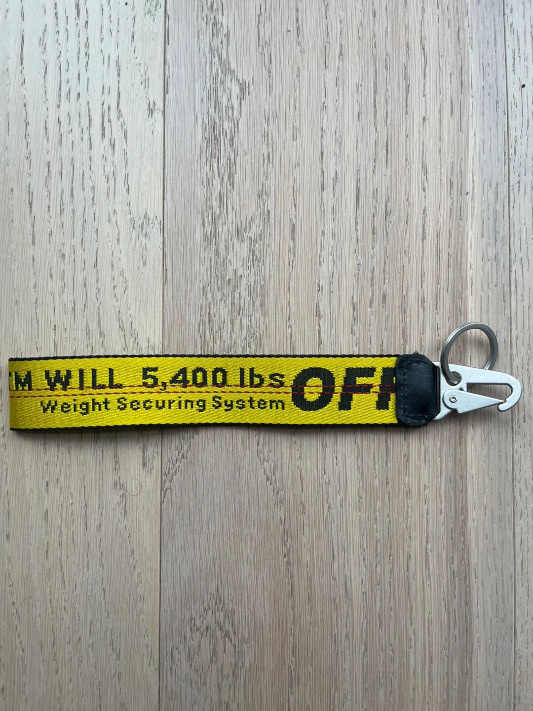 Off-White Industrial Keychain Yellow - photo 4