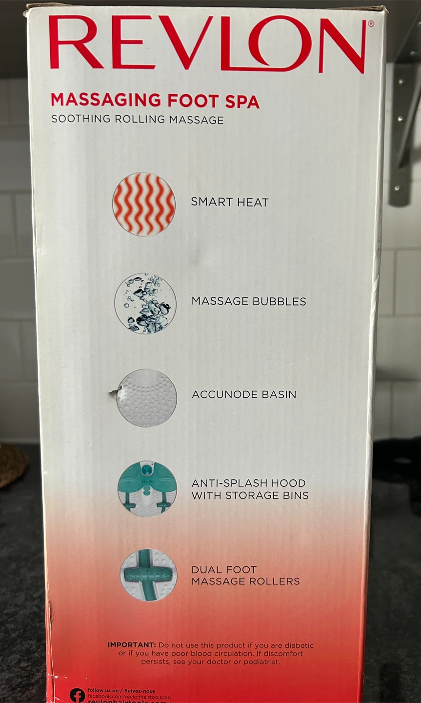 Revlon Massaging Foot Spa with Soothing Rolling Massage - photo 2
