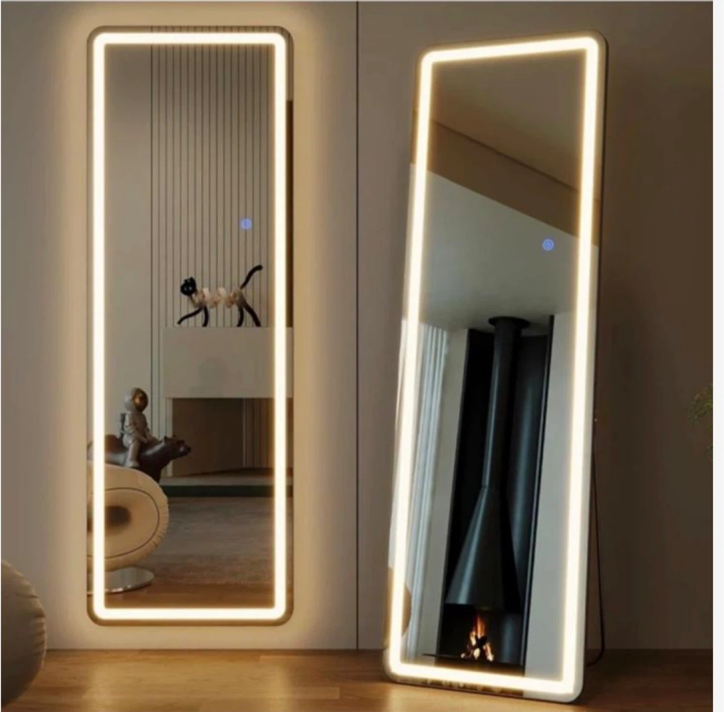 Full Length LED Mirror with 3 Light Colors - photo 4