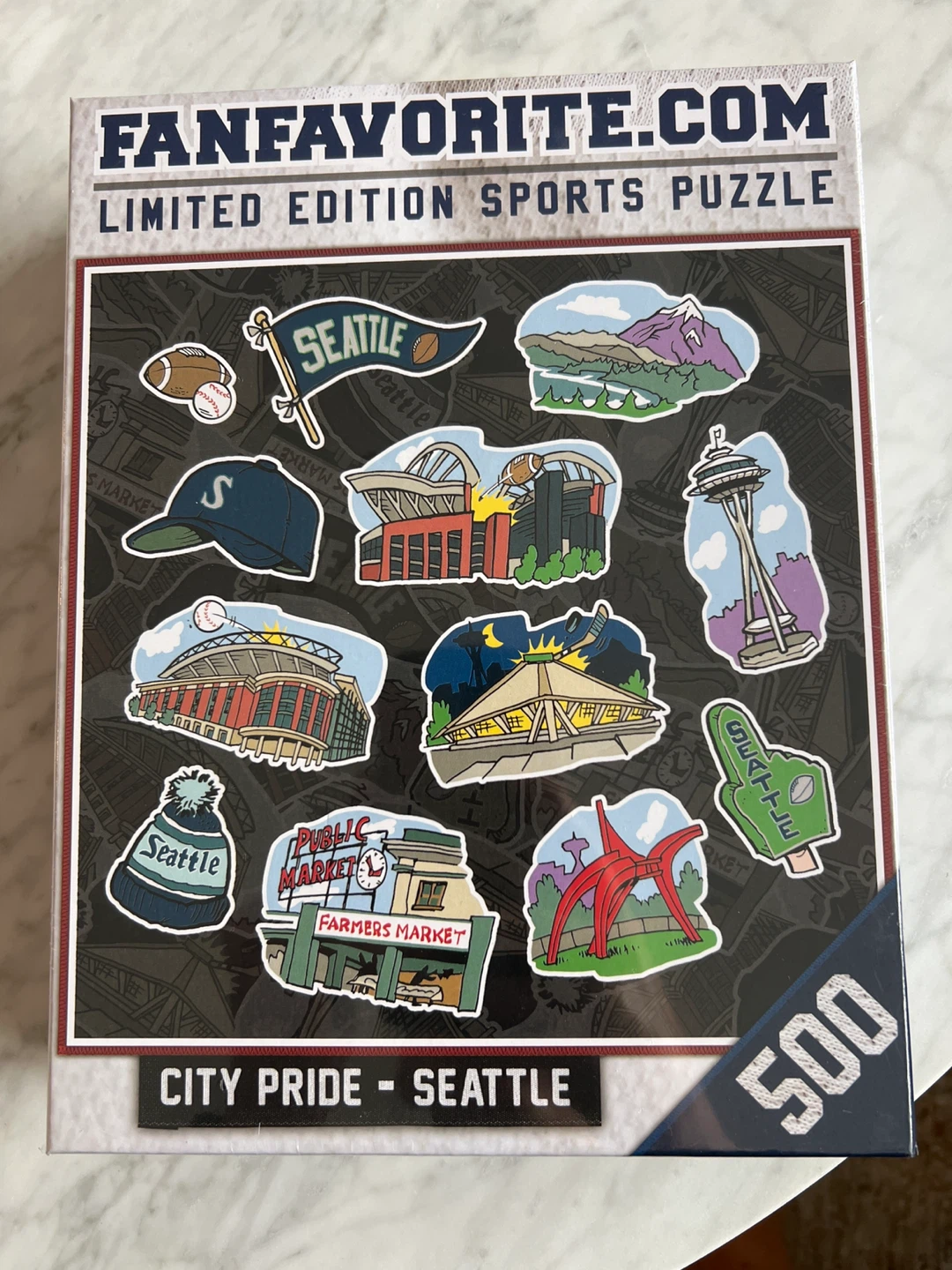 PUZZLE Seattle City Pride Sports Puzzle - 500 Pieces