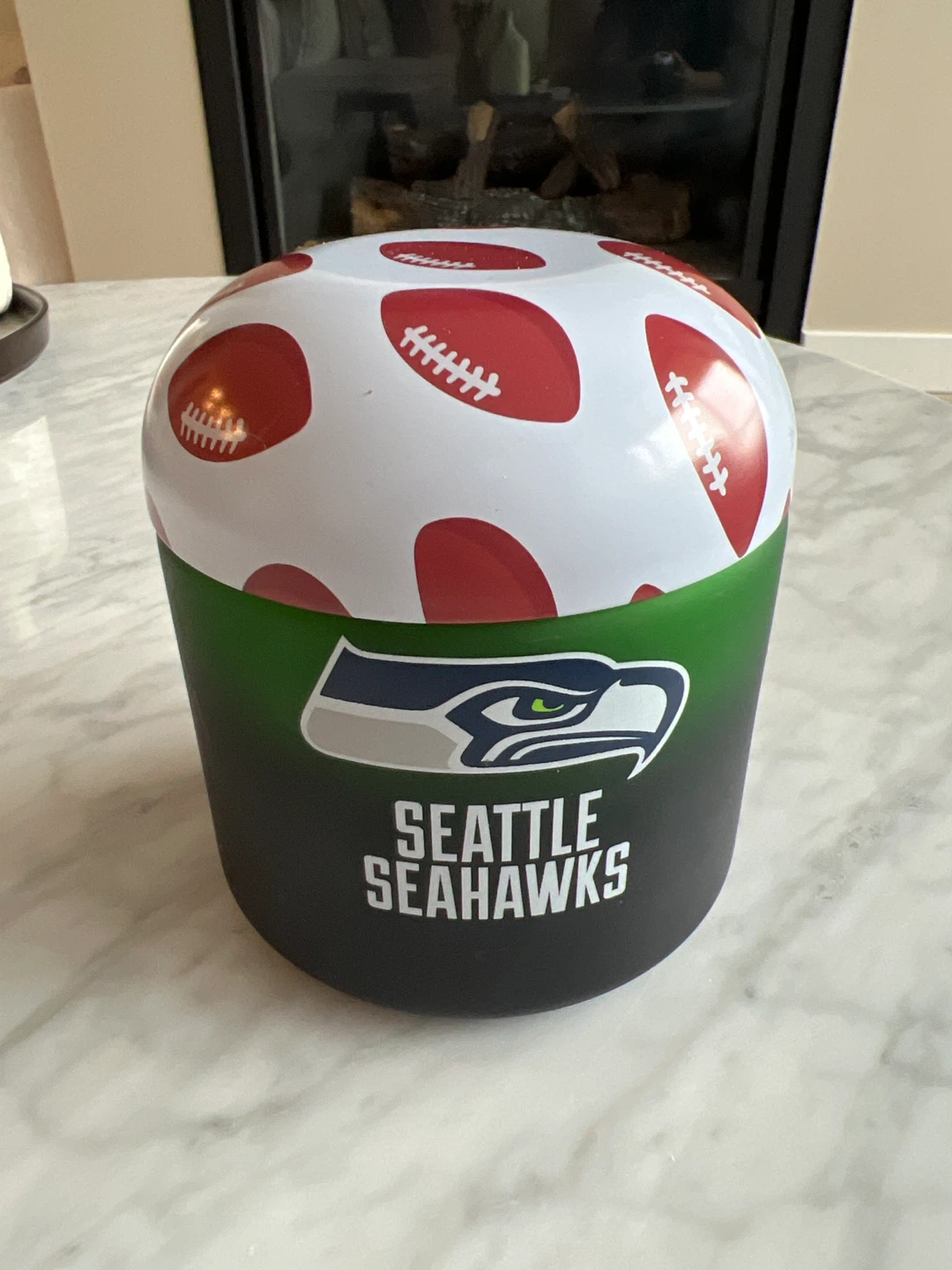 Seattle Seahawks Football Candle