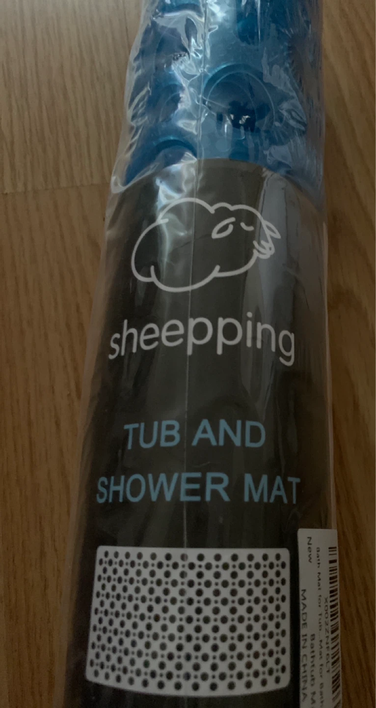 SheepPing Tub and Shower Mat - Blue
