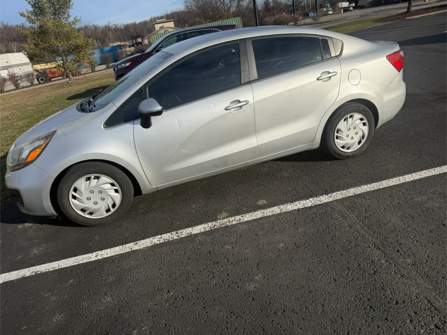 Silver Sedan