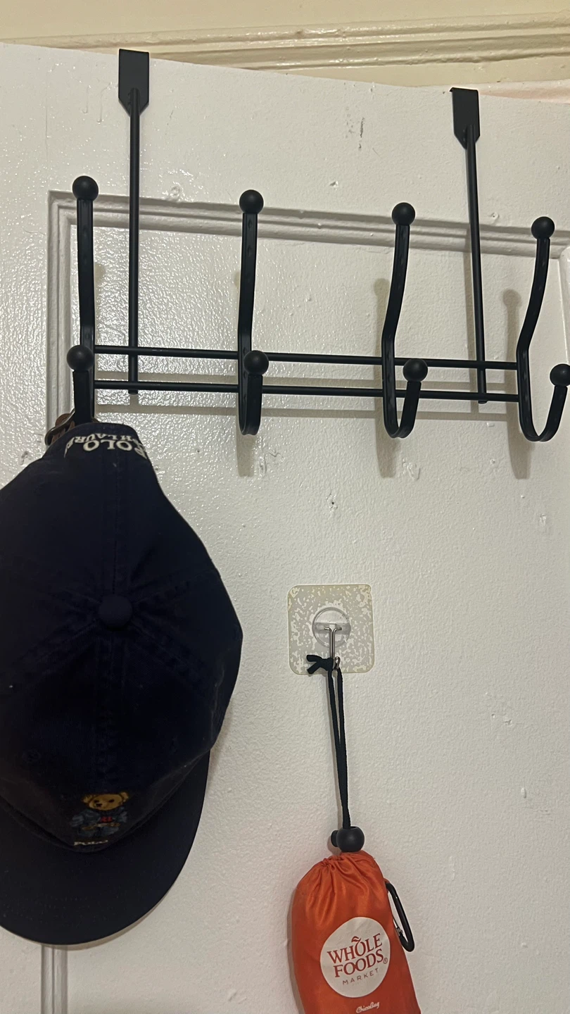 2 Over the Door Hook Rack
