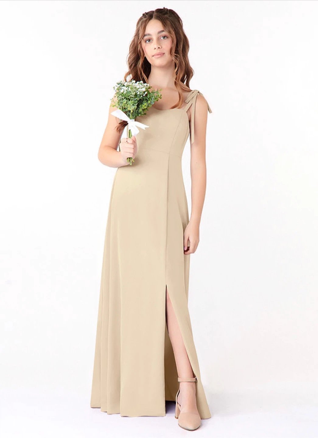 Azazie Rosey JBD Dress - Champagne - photo 2