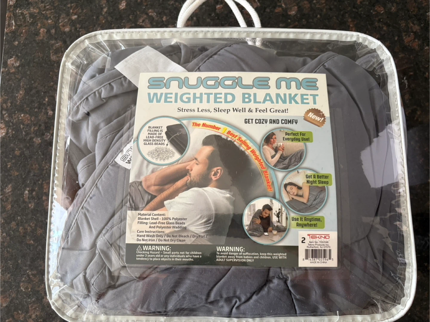 Weighted Blanket (Gray/48x72 inches) - photo 2