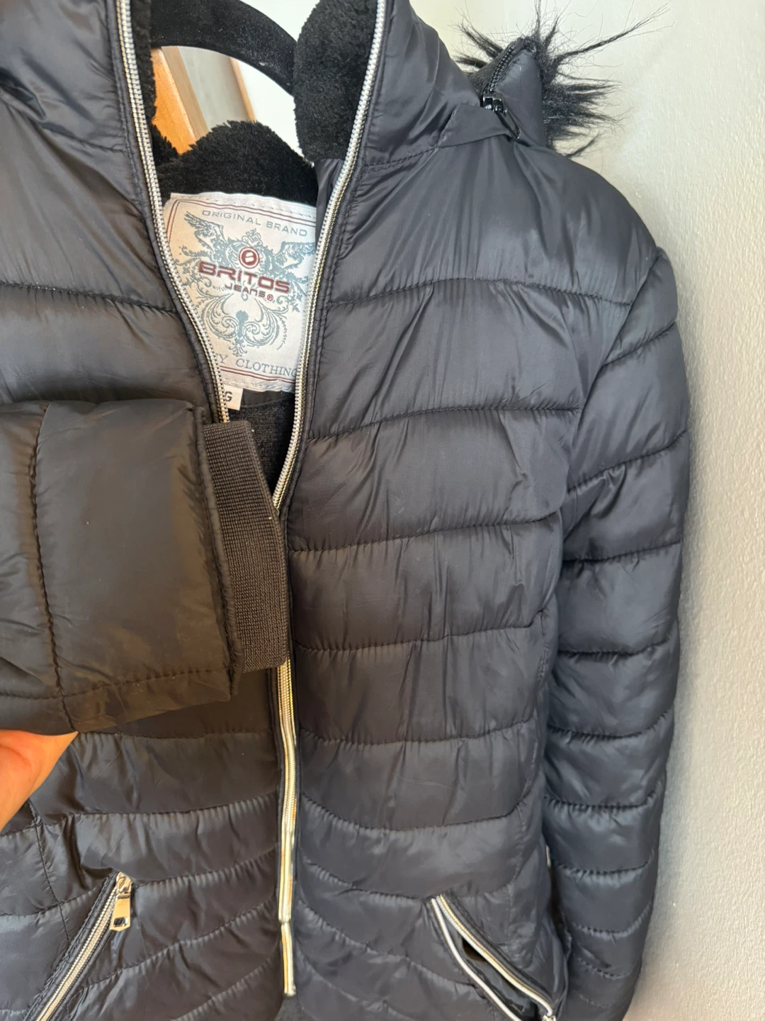 Britos Jeans Puffer Jacket - photo 3