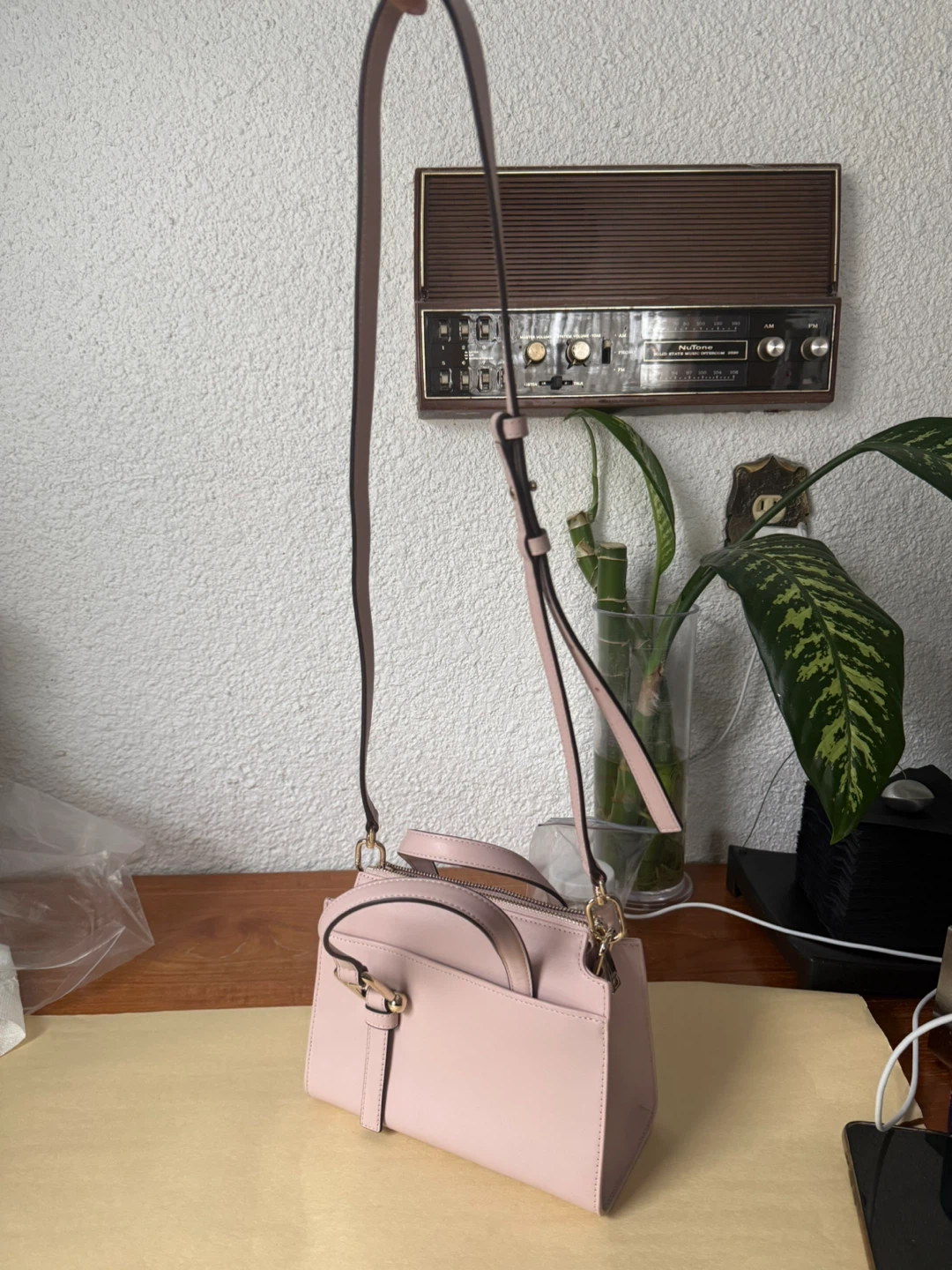 FURLA Nuvola Corolla Pink mini Bag with crossbody strap - photo 4