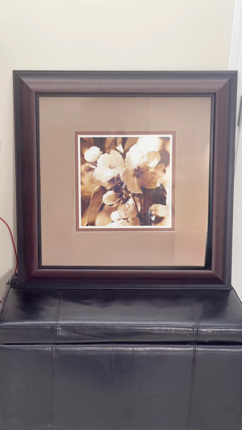 Framed Floral Artwork - photo 2
