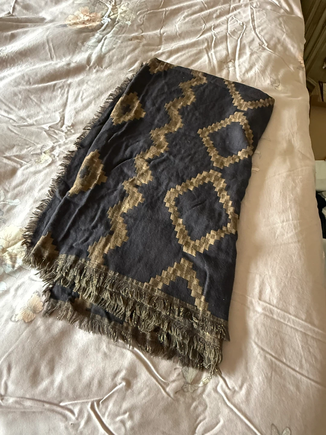 Wilfred Diamond Mosaic Blanket Scarf - photo 3