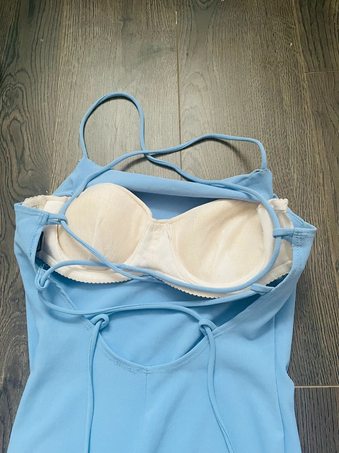 Blue Spaghetti Strap Maxi Dress - photo 3