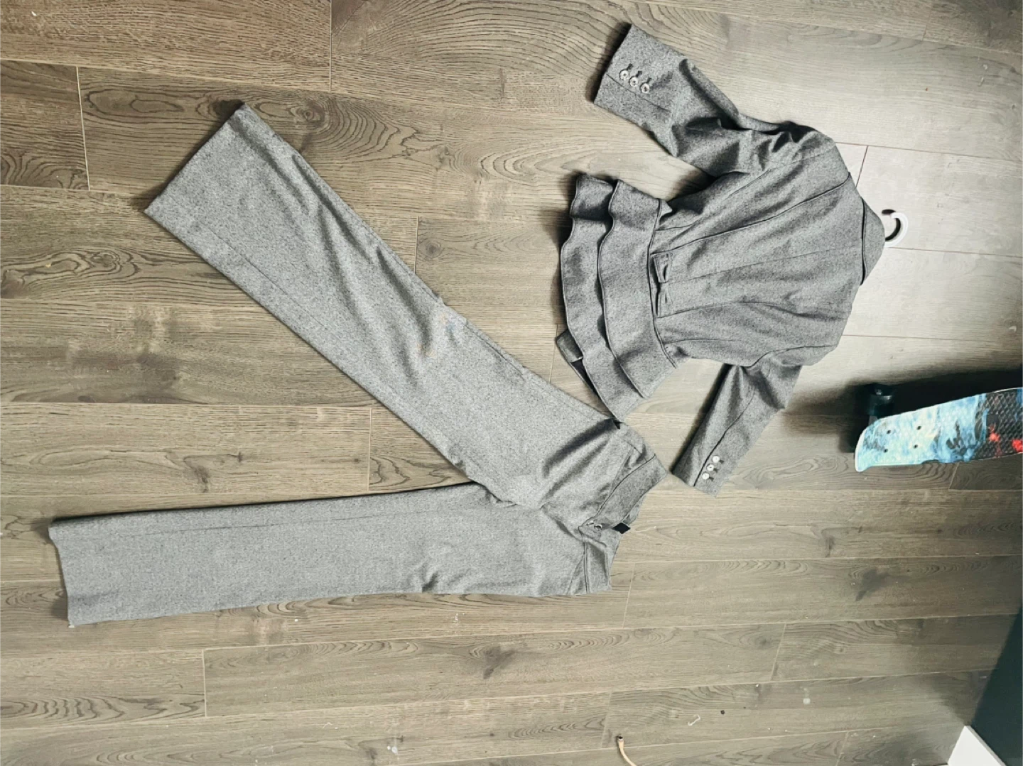 Grey Women's Blazer and Pants Suit - photo 2