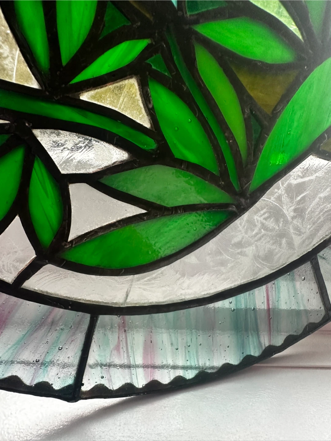 Stained Glass Floral Suncatcher - photo 5