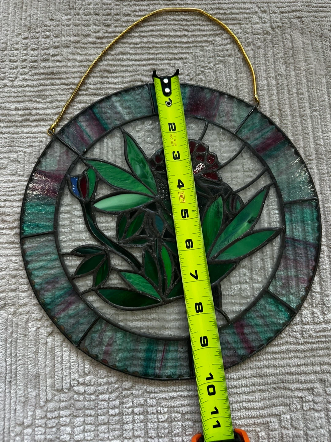 Stained Glass Floral Suncatcher - photo 4
