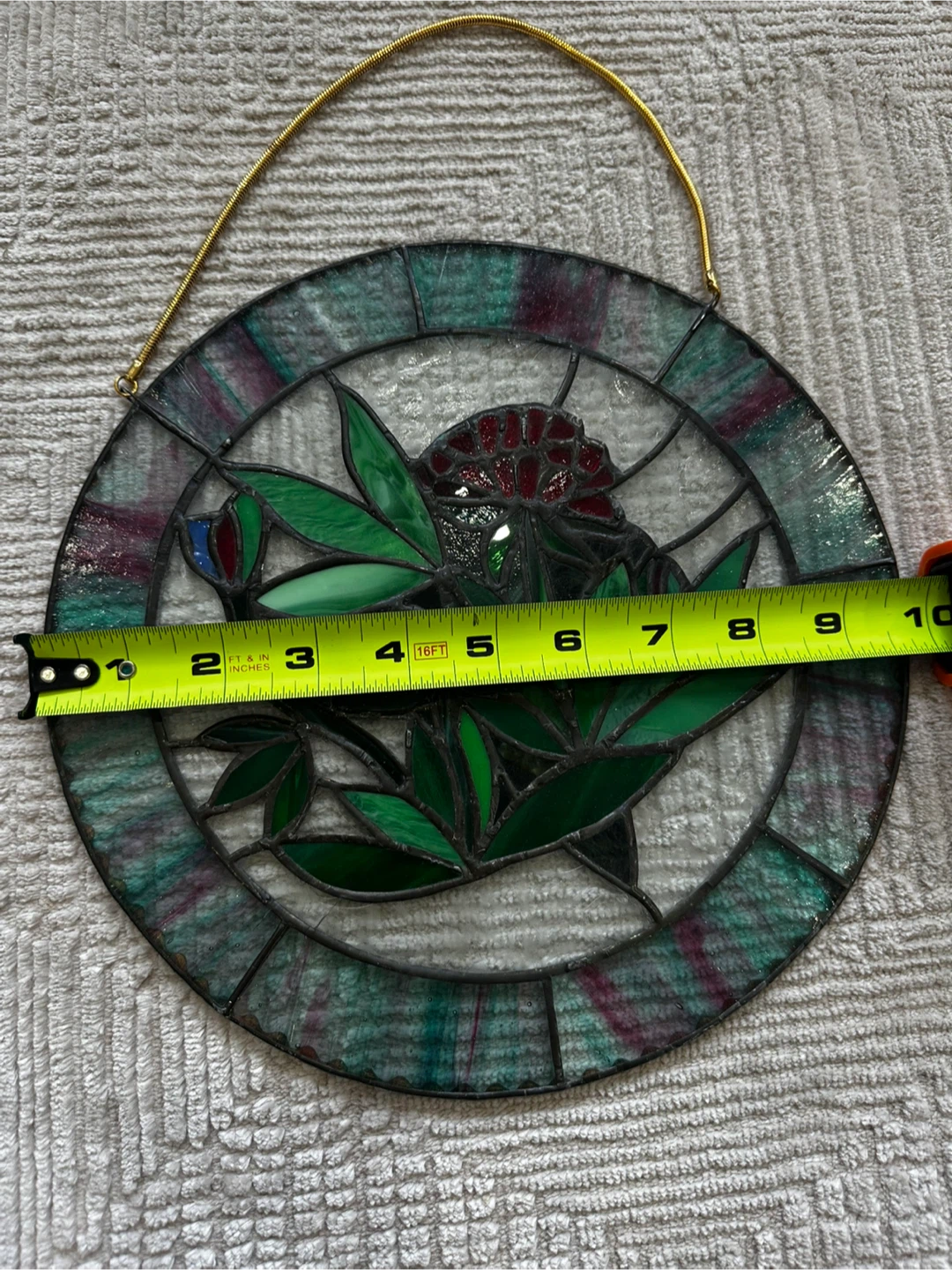 Stained Glass Floral Suncatcher - photo 3