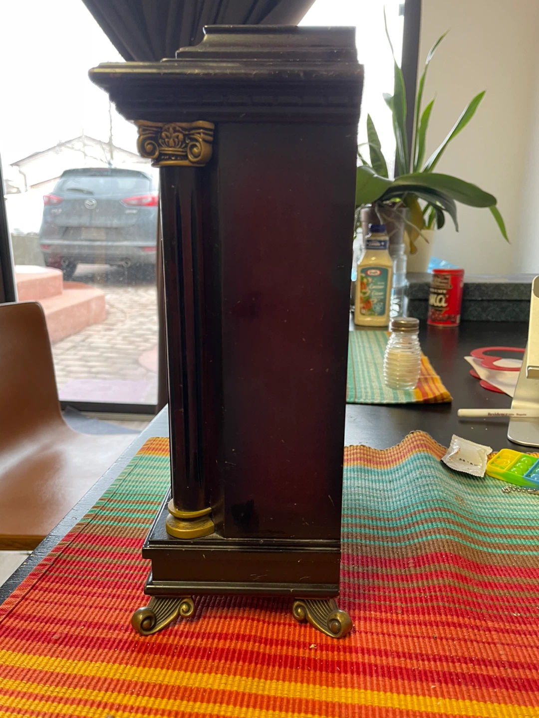 Bombay Company Wooden Mantel Clock - photo 2