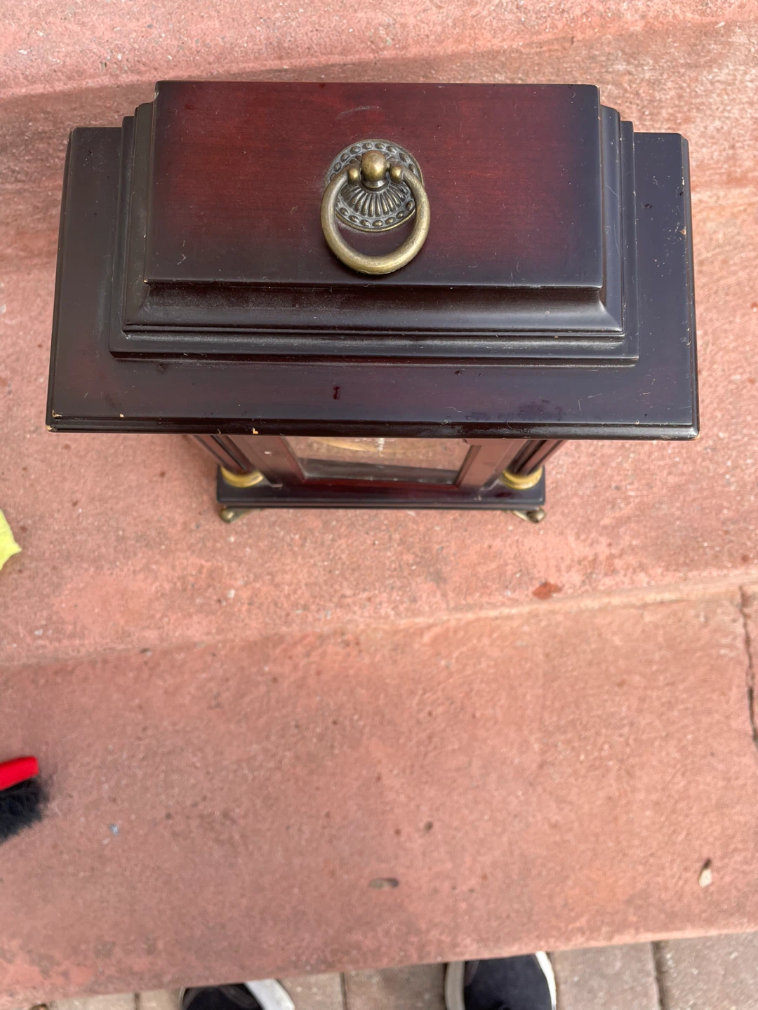 Bombay Company Wooden Mantel Clock - photo 5