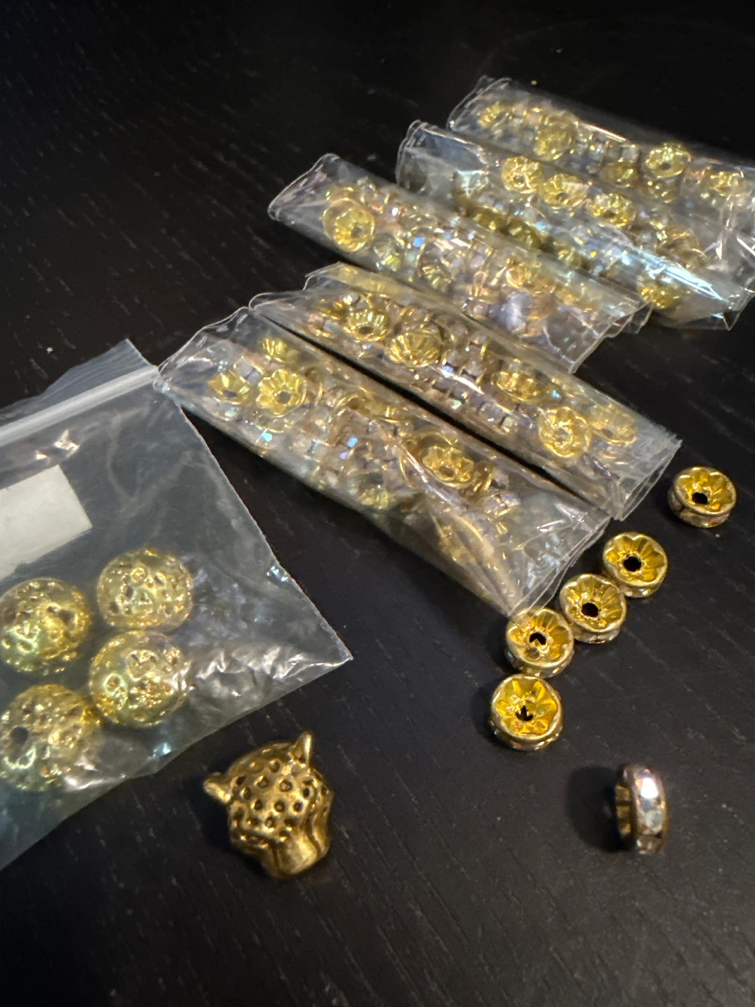 Gold Tone Buddha Head Charms & Beads - photo 4