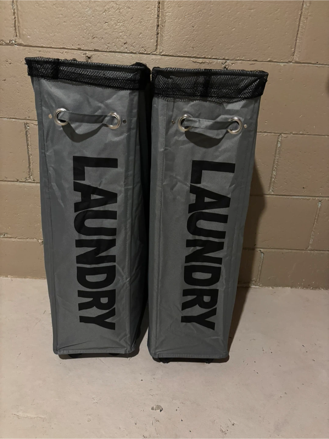 Brand New Slim Laundry Hamper with Wheels