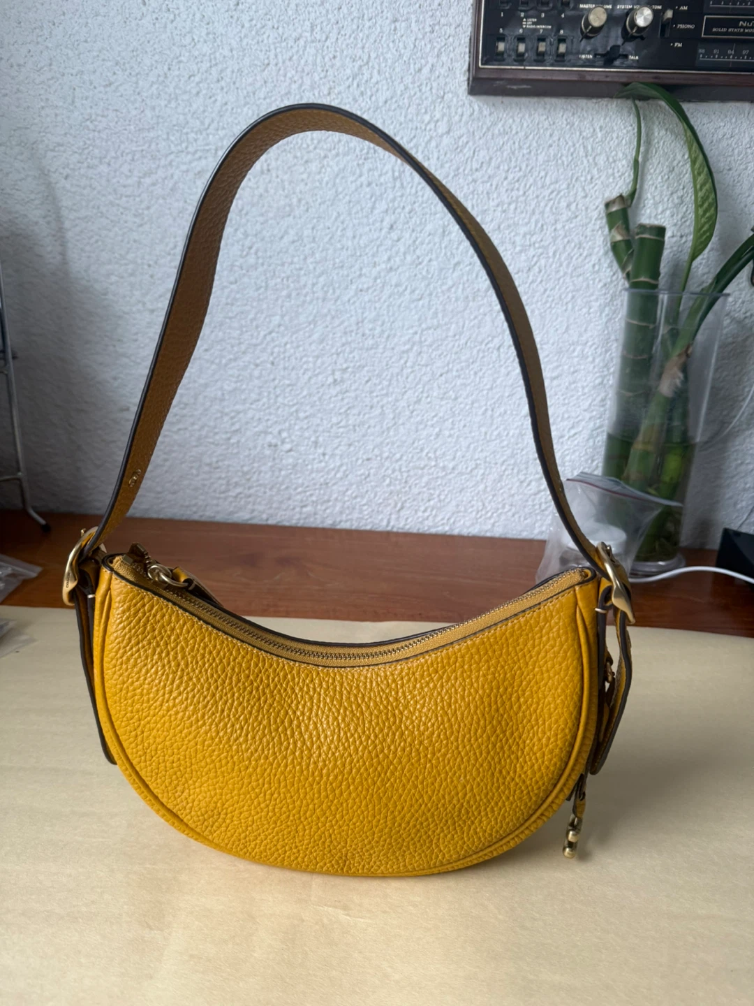Coach Luna Yellow Shoulder Bag